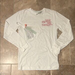 Off-White Men's White Long Sleeve Shirt